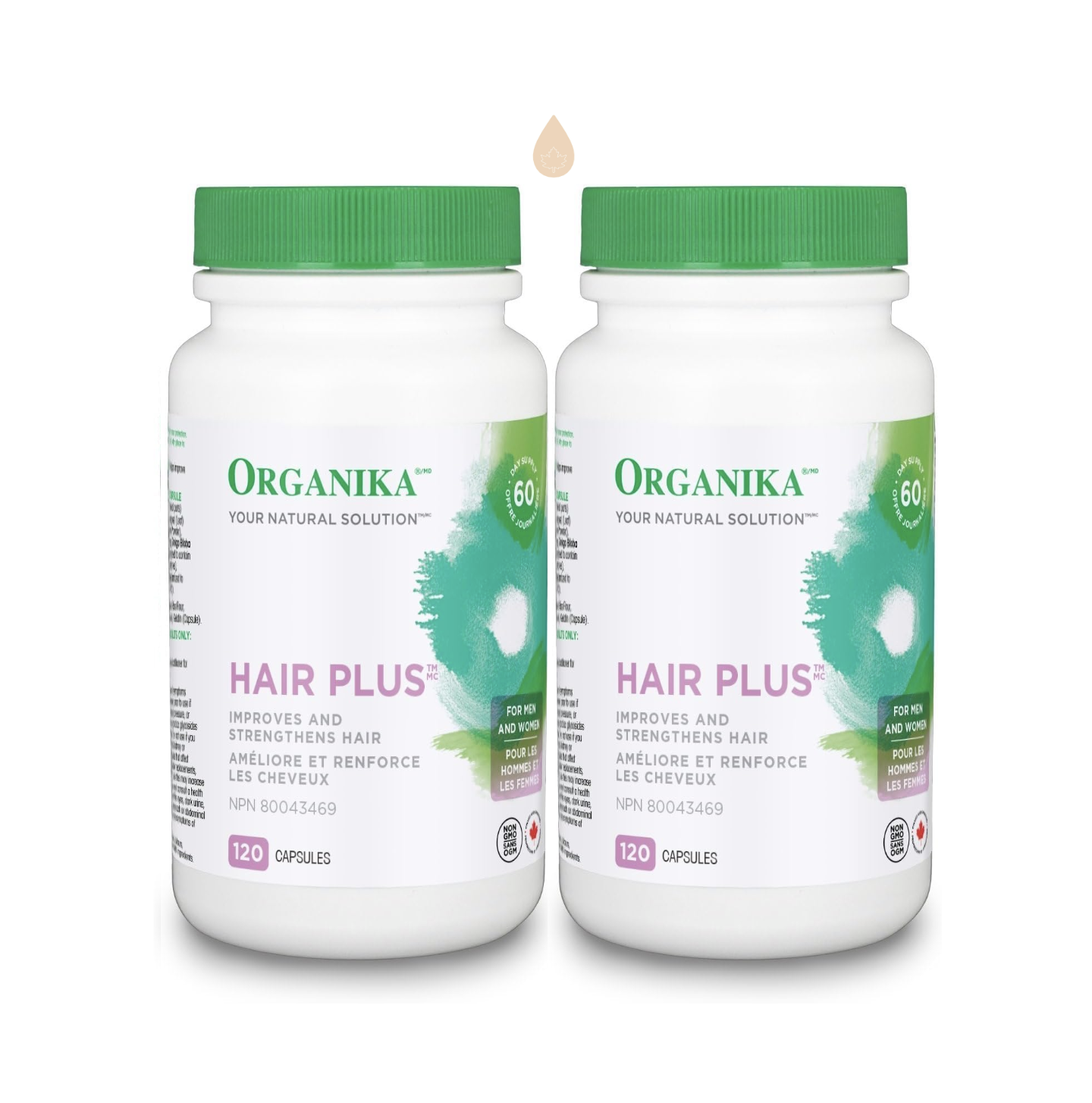 <b>오가니카</b> Hair Plus 120정 X 2병