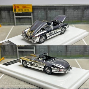1:64 Feelslike 메르세데스 벤츠 300SL 로드스터 W198 오픈 탑 컨버터블