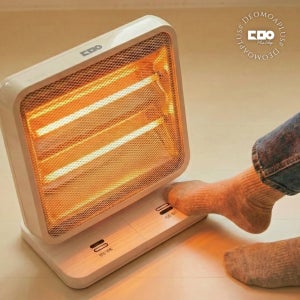 더모아 전기히터 전기난로 L사이즈 발난로 가정용 소형 사무실 미니 스토브