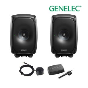 GENELEC 8341A M 블랙 1조+GLM 킷+9310B 제네릭 제네렉 스피커 패키지