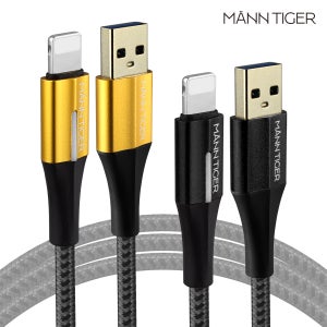 [N배송] 1+1 만타이거 제니스 USB A to 라이트닝 8핀 고속 충전케이블