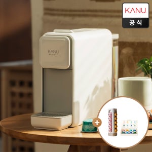 [N포인트 1만원 적립][슈퍼적립] 카누 바리스타 캡슐커피머신 페블 (타워형 캡슐보관함+웰컴키트 증정)