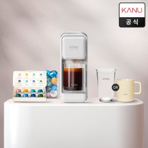 [슈퍼적립] 카누 바리스타 캡슐 커피머신 페블