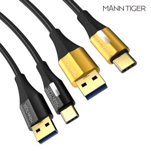 [N배송] 1+1 만타이거 제니스 USB3.0 to C타입 고속 충전케이블