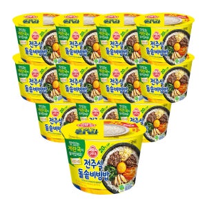 오뚜기 컵밥 전주식돌솥비빔밥+즉석 계란국 270g 12개
