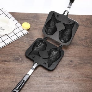 가정용 2구 붕어빵틀 기계 붕어빵 메이커 잉어빵 팬