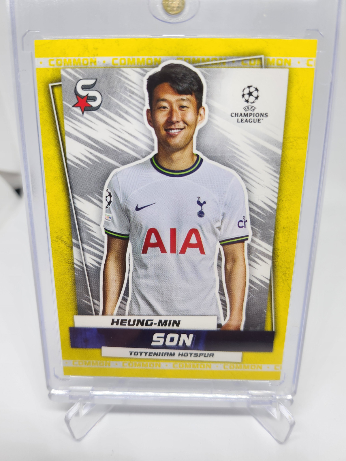 2022 Topps CC Superstars YELLOW 손흥민 카드 EPL 축구 카드
