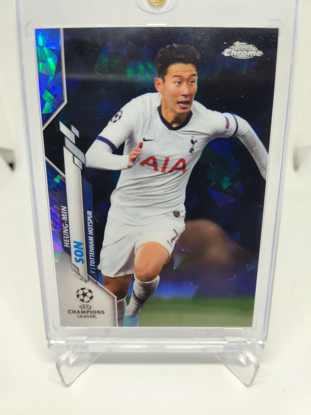 2019 Topps Chrome SAPPHIRE 8번 손흥민 EPL 스포츠카드 축구카드