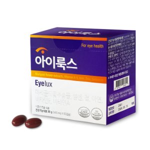[선물용 돋보기 증정] [한국디아이] 아이룩스 500mg×60캡슐, 루테인, 눈영양제