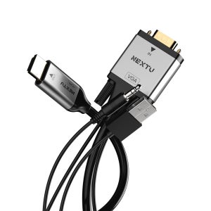 버아드 VGA+오디오 TO HDMI 케이블 2M