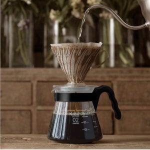 하리오 V60 입문용 커피 핸드드립세트 3-4인용 VCND-02B-EX