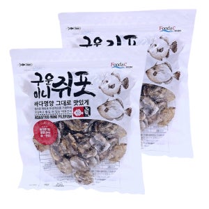 코스트코 쥐포 푸드앤씨 구운 미니 쥐포 400G X 2개 저지방 고단백 간식
