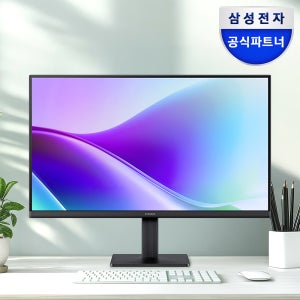 삼성 에센셜 모니터 60.4cm(24인치) 120Hz IPS LS24F322 사무용 보조