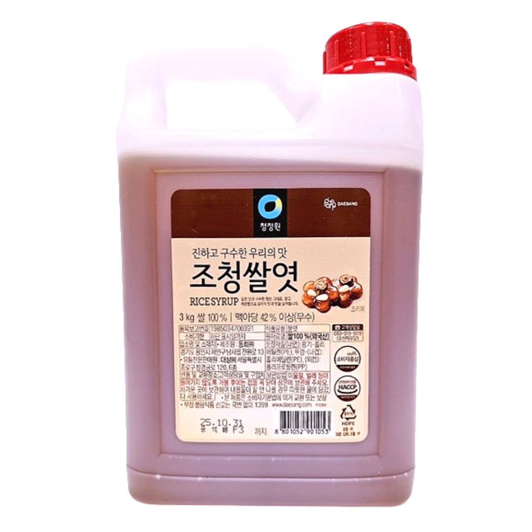 코스트코 조청 청정원 조청 쌀엿 3KG 쌀 100%