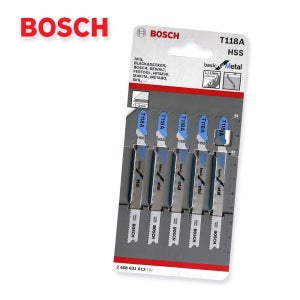 보쉬 직소날 직쏘기날 철재 목재 스텐 PVC 특수자재용 1판 단위 판매 118A