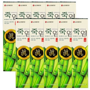 LG생활건강 죽염치약 오리지날 진 160g 10개