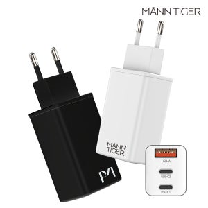 [N배송] 만타이거 GaN 65W USB PD C타입 3포트 멀티 초고속 충전기