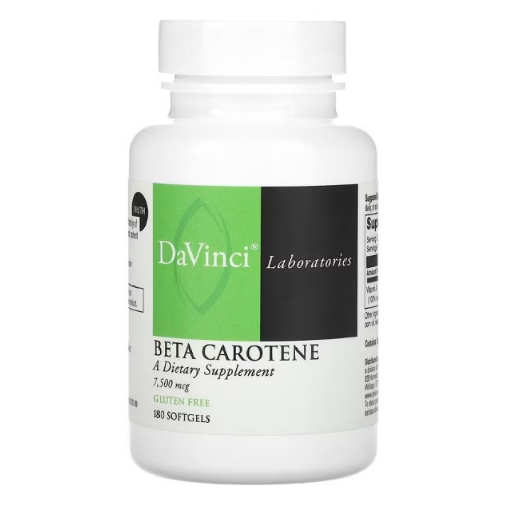 DaVinci <b>Laboratories</b> of Vermont x <b>베타 카로틴</b> 7,500 mcg 180정