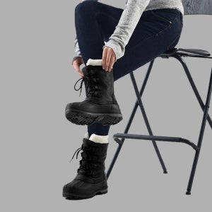 배핀 캐나다 블랙 방한화 방한신발 등산 스키장