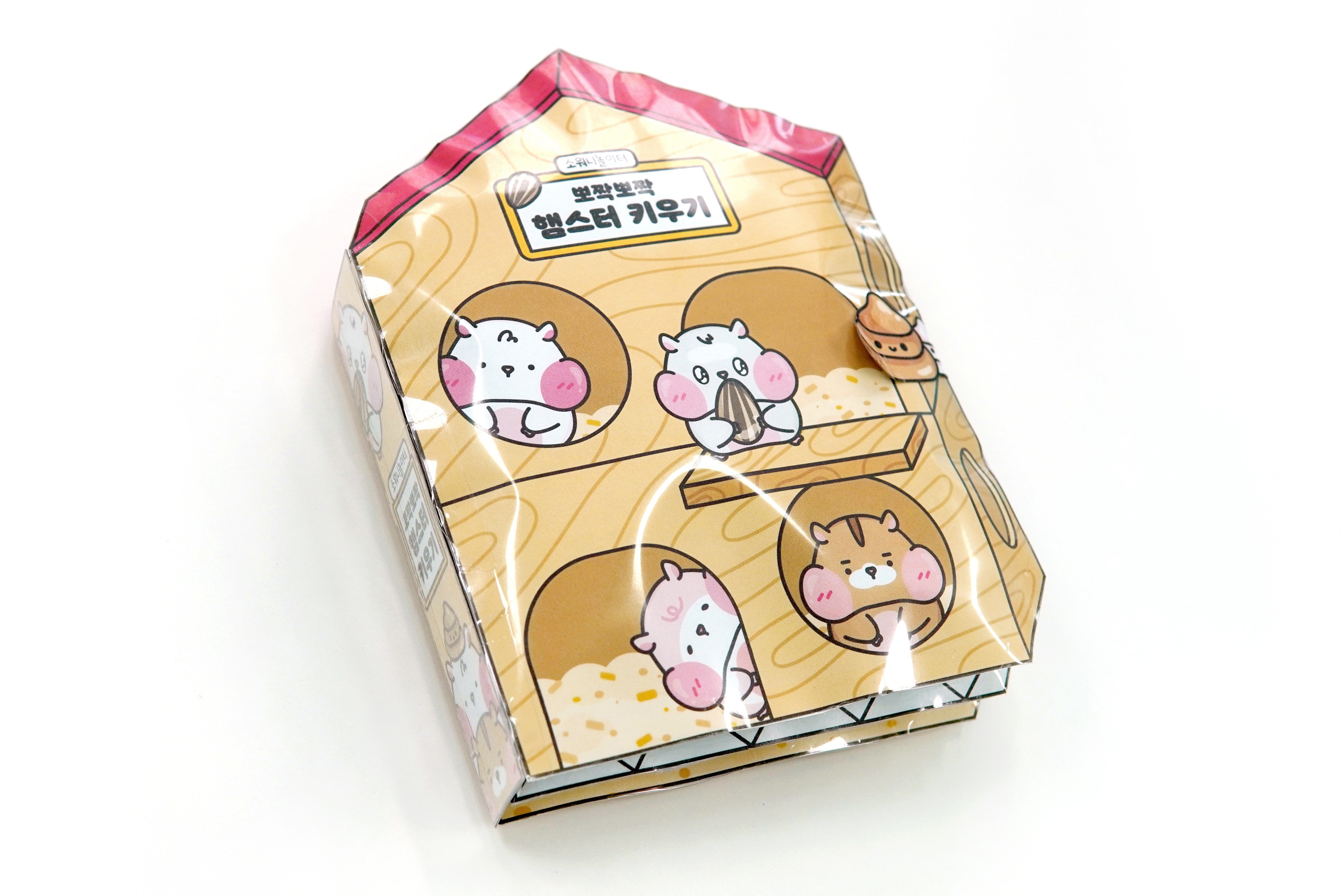 뽀짝뽀짝 햄스터 키우기 DIY 스퀴시북 만들기 키트 / 종이놀이