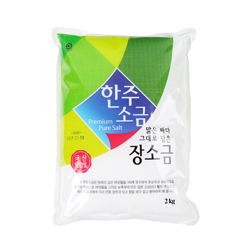 한주장소금2kg/한주-12개