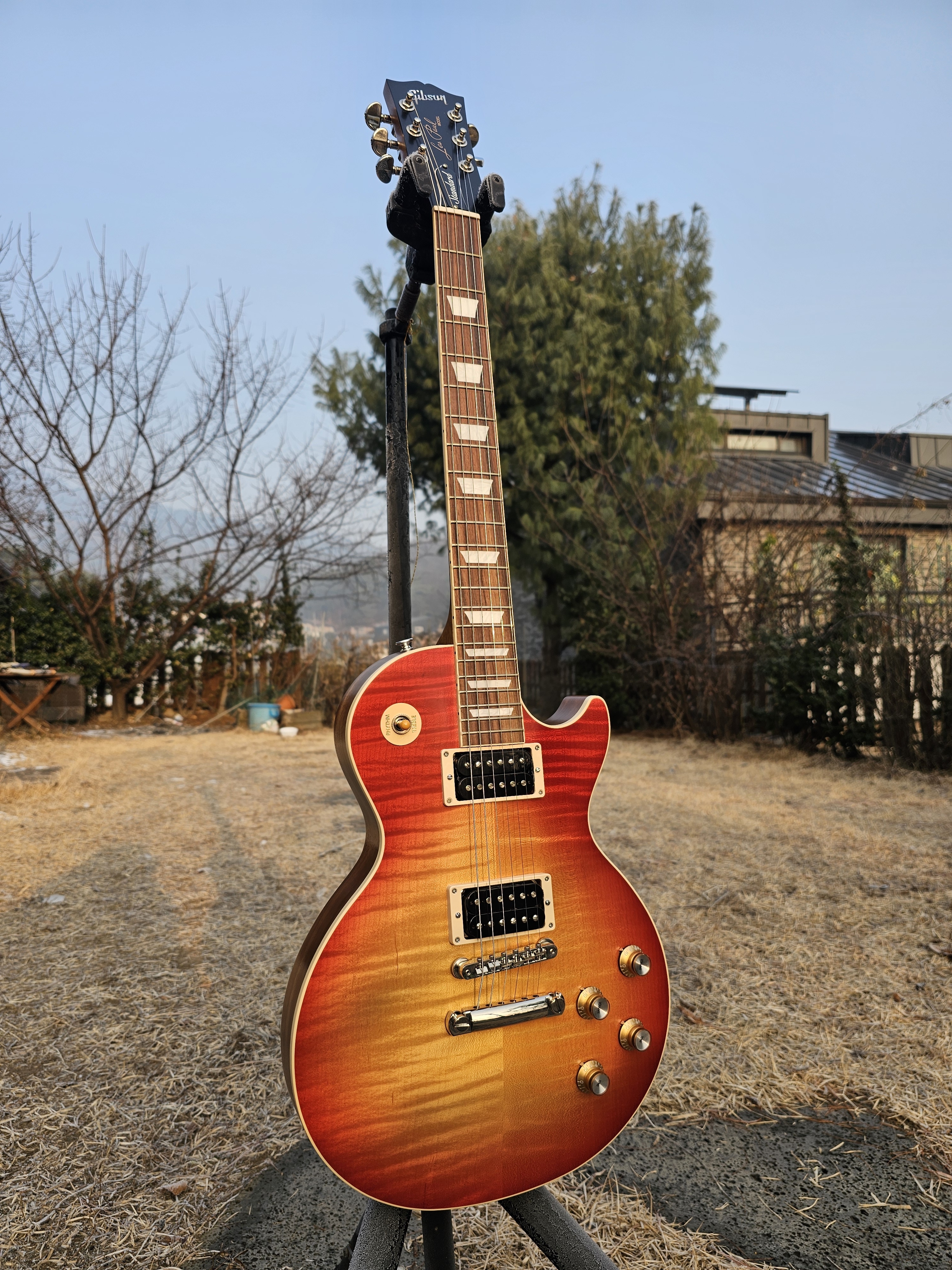 Gibson 깁슨 레스폴 스탠다드 빈티지 체리 썬버스트 페이디드 USA