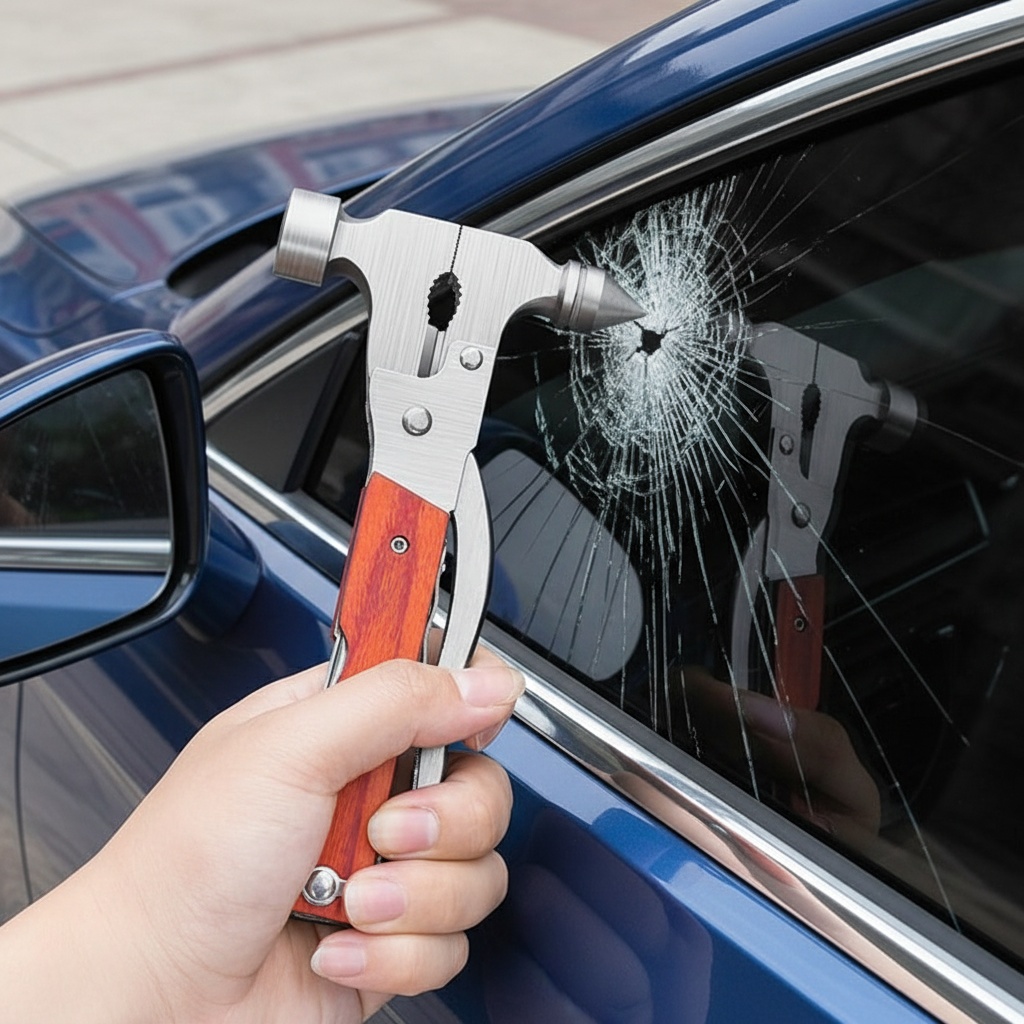 다용도 차량용망치 비상 탈출망치 차량 도구 자동차 차량용 해머 비상용