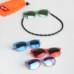 레이벤 키즈 선글라스 RJ 9052 SF 71465A 오팔그린 안경줄 포함 아이 선글라스