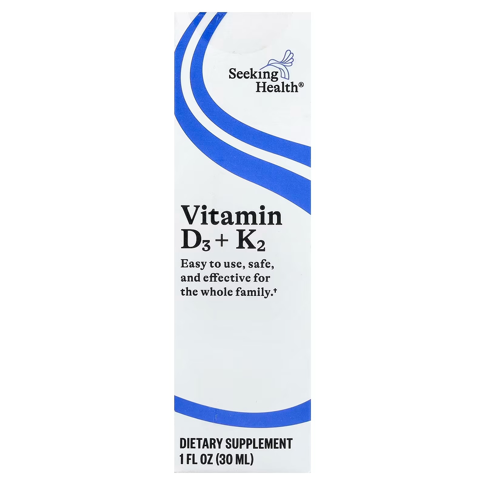 시킹헬스 <b>비타민 D3</b> 플러스 <b>K2 드랍스</b> 1fl oz 30ml