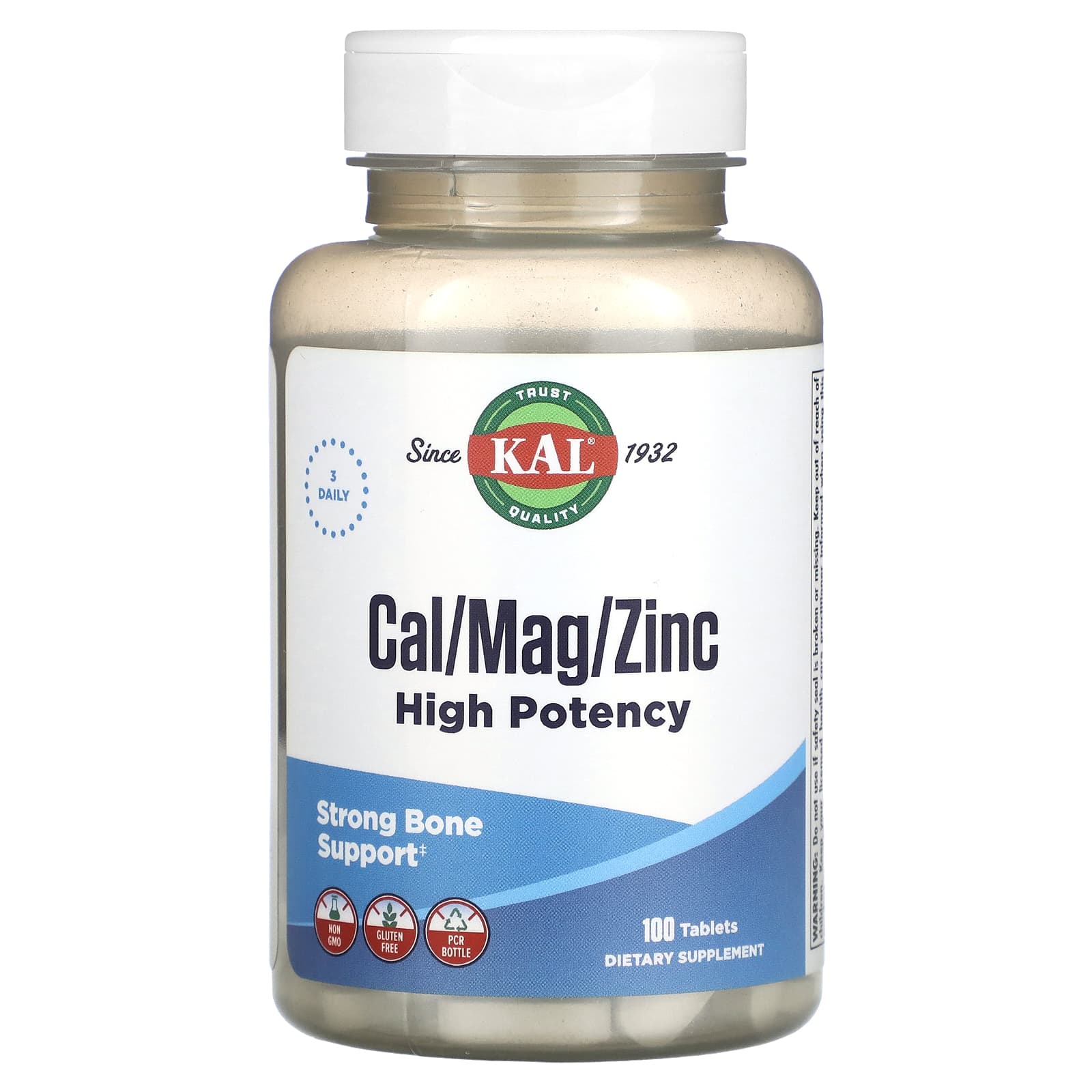 KAL <b>Cal</b> <b>Mag</b> 아연 하이포텐시 100정