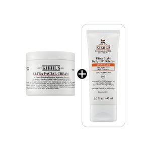 [1+1]키엘 울트라 훼이셜 수분크림125ml+울트라 데일리 UV디펜스 선스크린 60ml