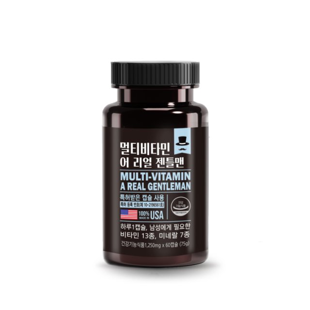 멀티<b>비타민</b> 어 리얼 젠틀맨 1250mg x 60캡슐