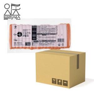 CJ 쉐프솔루션 크레잇 육질 쫀득 후랑크 소세지 1box (1kg x 8개) 소시지