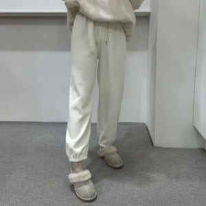 당일배송/따뜻한 밍크 와이드 팬츠