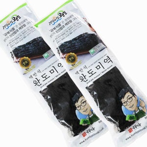 [산지직송] 50년 직접제조 미역공장 최상급 햇초사리 맥반석 완도 미역 300g 2봉입