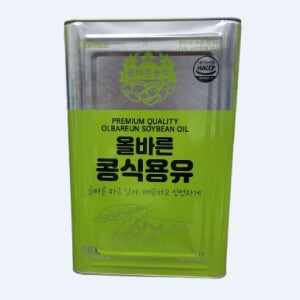 올바른 콩식용유 18L