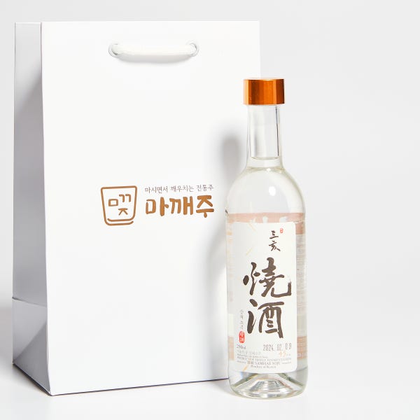 삼해소주 45도 250ml 삼해주 서울시 무형문화재 증류주 (선물 쇼핑백 포함)