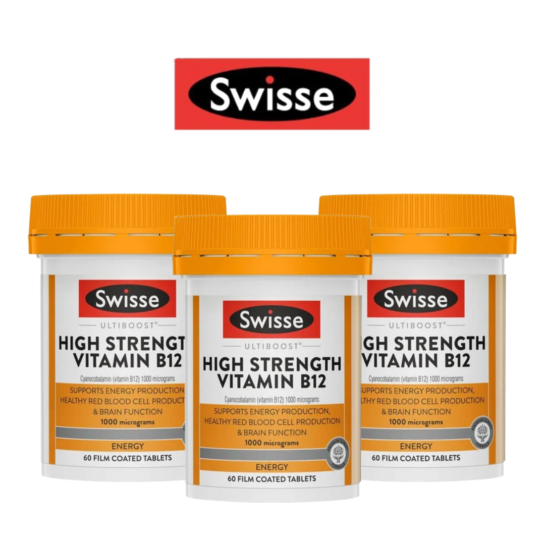 호주 <b>스위스 비타민 B12</b> 60정 x 3개 / Swisse Vitamin B12