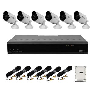 화인츠 500만화소 8채널 CCTV 자가설치 세트 실외6 20m케이블 2TB