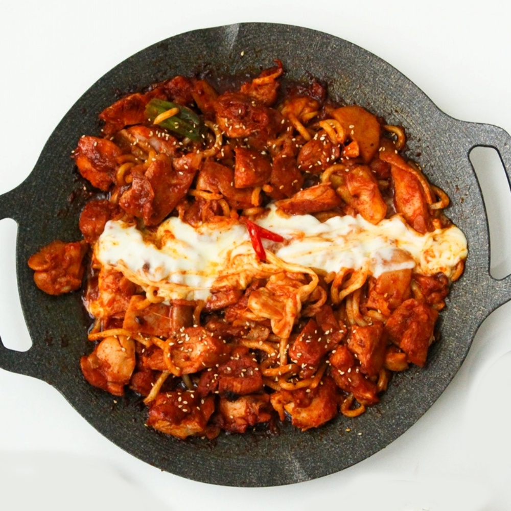 춘천 닭갈비 국내산 양념 숫붚 간장 택배 캠핑음식 냉장 밀키트 1kg