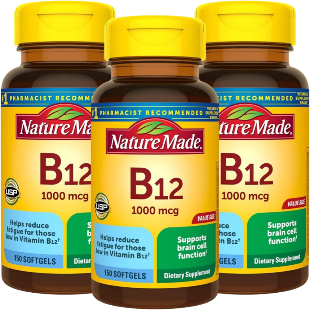 네이처메이드 <b>비타민</b>B12 1000<b>mcg</b> vitamin B12 150정 3개