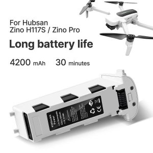 Hubsan H117S Zino GPS RC 쿼드콥터용 리튬 배터리 지능형 비행 흰색 11.4V 4200mAh 1 개