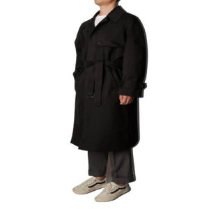 남성 트렌치코트 오버핏 루즈 가을 간절기 겨울 캐주얼 데일리 더플 롱코트 3컬러