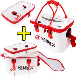 야이바 칸 분리 밑밥통+보조 케이스 수납 극대화 보조가방 40L