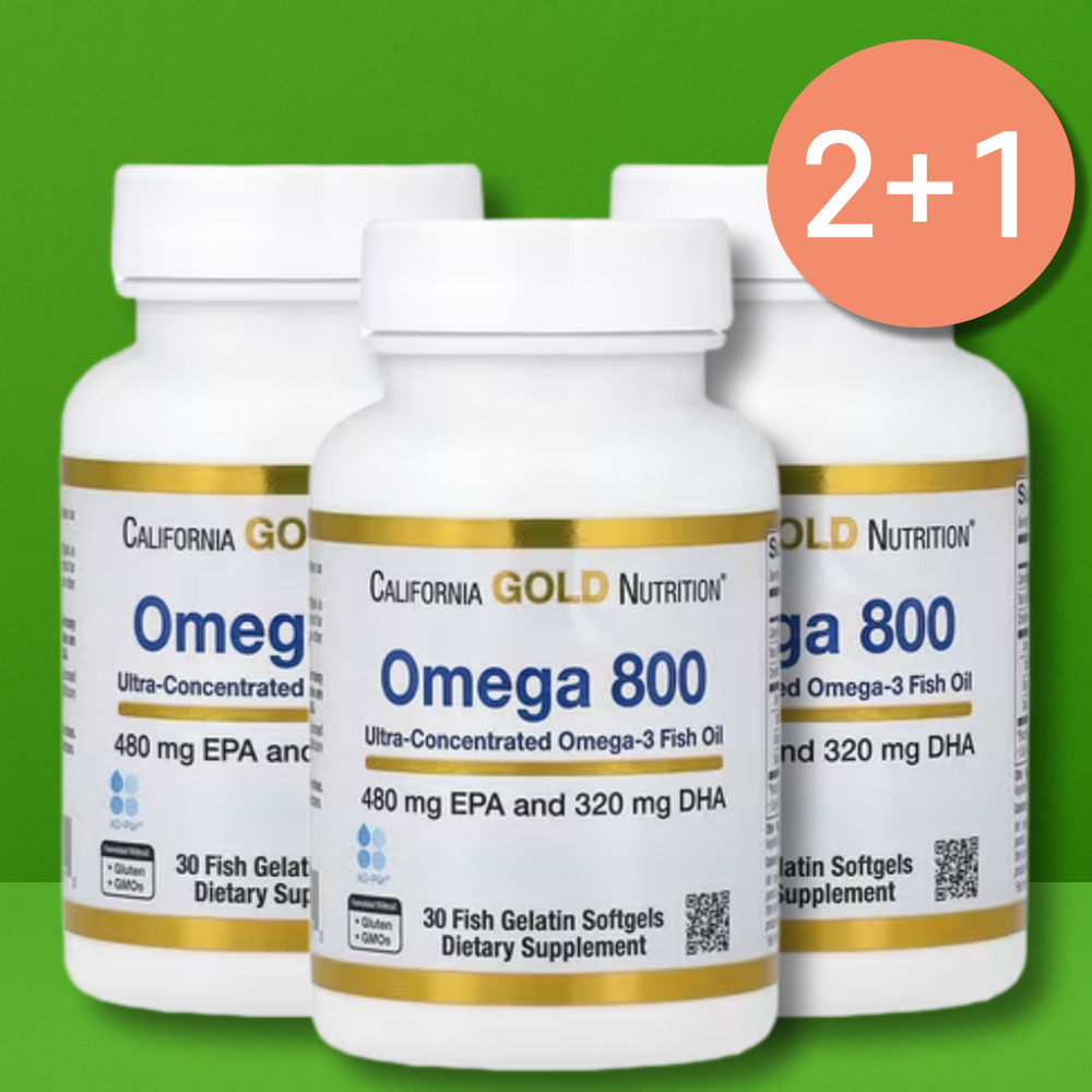 아이허브 CGN 오메가3 1000 mg 30정 <b>EPA</b> DHA 800 지방산 3병