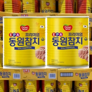 동원참치 EPA 참치캔 3kg (2통) 대용량 업소용