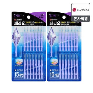 페리오 치간칫솔 I자형 SS 15입 2개