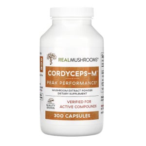 Real Mushrooms 동충하초-M 버섯 추출물 분말 캡슐 300정