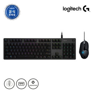 로지텍코리아 게이밍 세트 G512 GX 기계식 키보드+G402 마우스