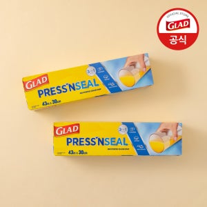 글래드 이정현 매직랩 점보 샌드위치 주방랩 비닐랩 점보형 코스트코 43.4mX30cm, 2개